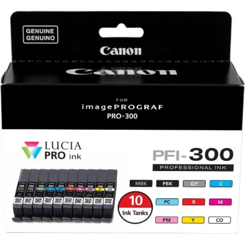 PFI-300 TEN COLOR INK TANK PACK
