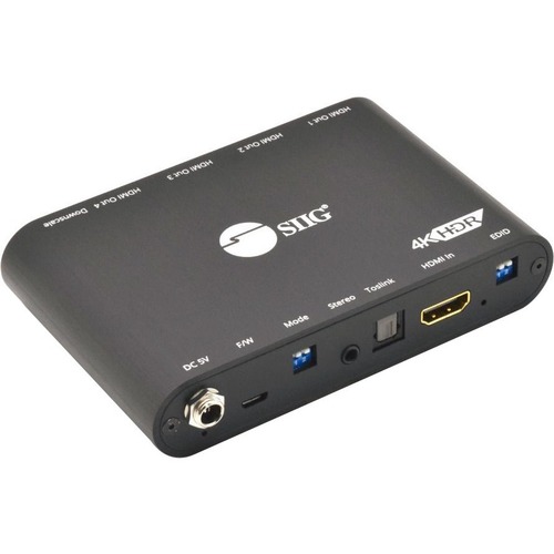 1X4 HDMI 2.0A SPLITTER WITH