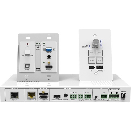 WALLPLATE HDMI/VGA HDBASET KIT