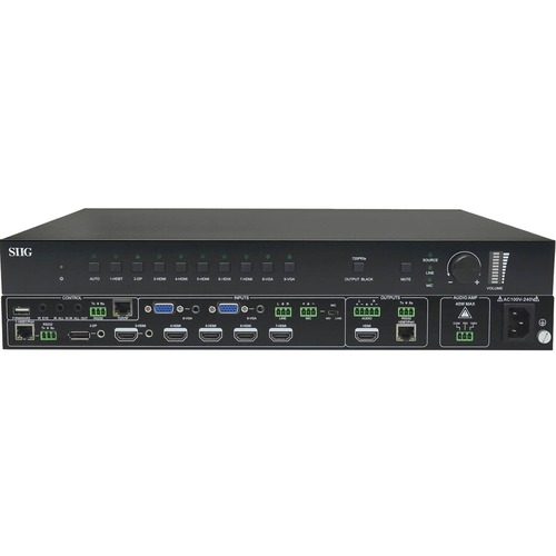 9X1 HDBASET 4K SCALER SWITCHER