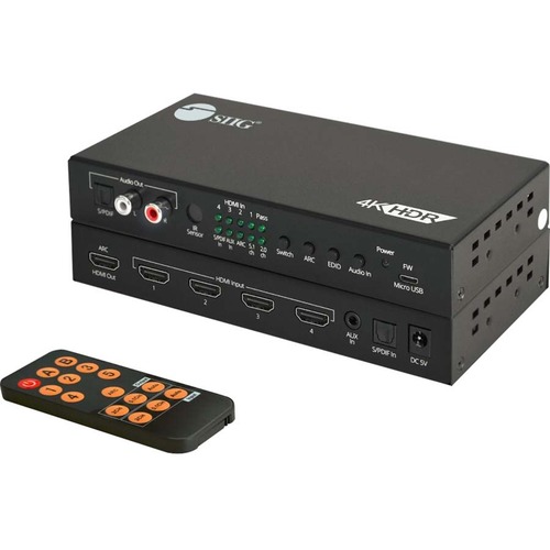 4X1 HDMI 2.0 4K 60HZ SWITCH W/