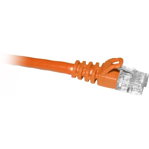 2M CAT6 ORANGE BOOTED