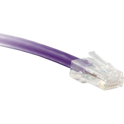 1FT CAT6 PURPLE PATCH CABLE