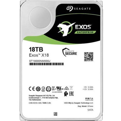 18TB EXOS X18 HDD 512E/4KN