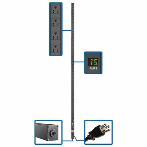 PDU METERED 120V 1.44KW 72IN 36