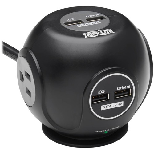 SURGE PROTECTOR 3OUTLET 4 USB