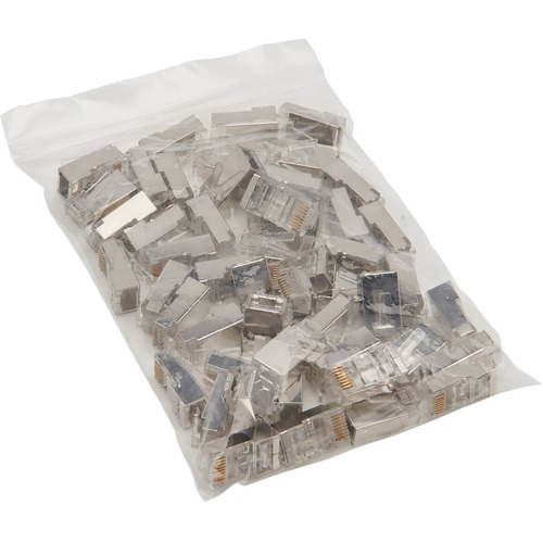 50PK CAT6 RJ45 PASS-THROUGH FTP