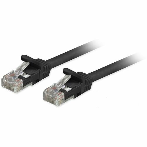 25FT CAT6A BLACK 600MHZ UTP