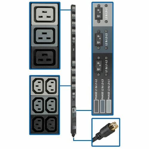 PDU 3PHASE BASIC 208/120V 8.6KW