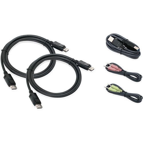 4K DUAL DP KVM CABLE KIT-TAA