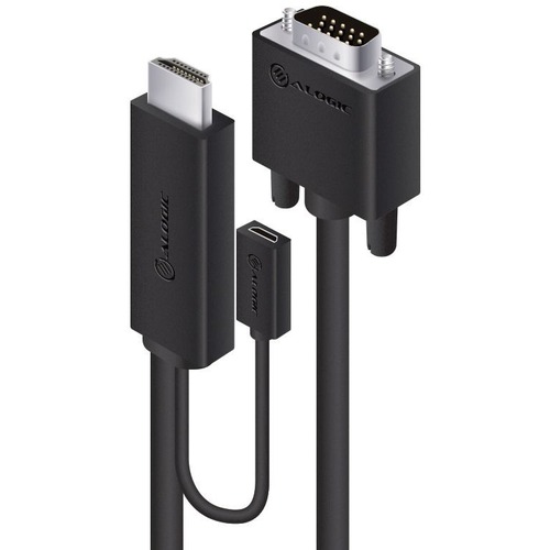 2M HDMI TO VGA CABLE WITH USB