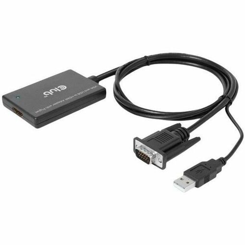 2FT VGA+USB-A TO HDMI ADAPTER