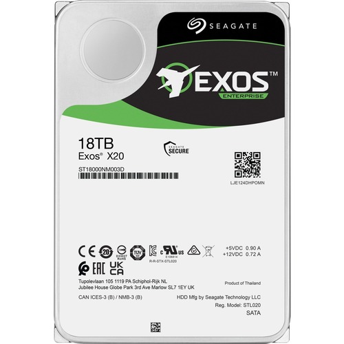 18TB EXOS X20 SATA HDD
