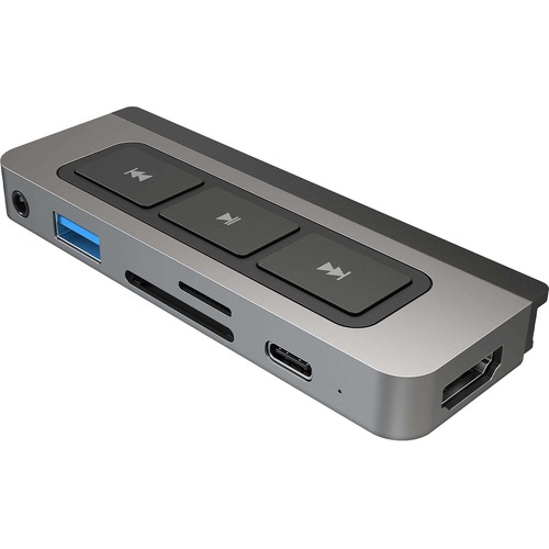 Media 6 in 1 USB C Grey