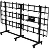 PORTABLE 4X3 VIDEO WALL CART