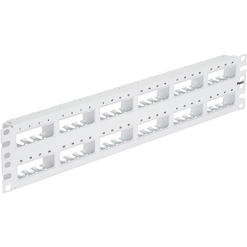 MINI COM 48PORT FLUSH MNT PATCH