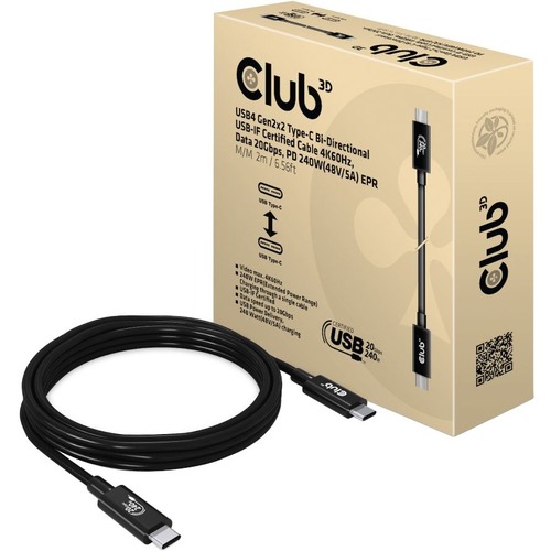 USB4 GEN2X2 TYPE-C 240W 20GBPS