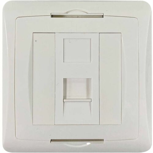 1PORT UK-STYLE WALL PLATE