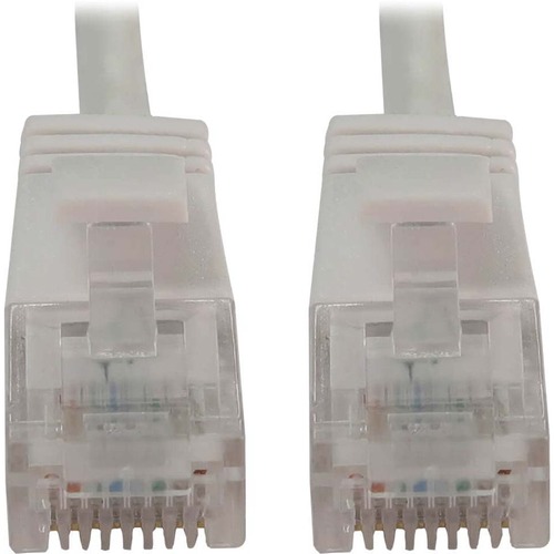 6FT CAT6A WHITE SNAGLESS M/M