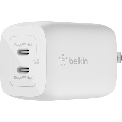 65W DUAL USB-C WALL CHARGER