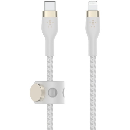 USB-C TO LTG BRAID SIL 2M WHT