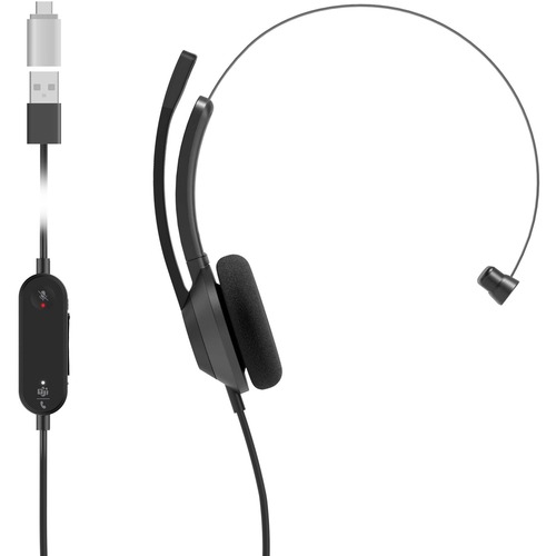 321 Wired Single On-Ear USB-C