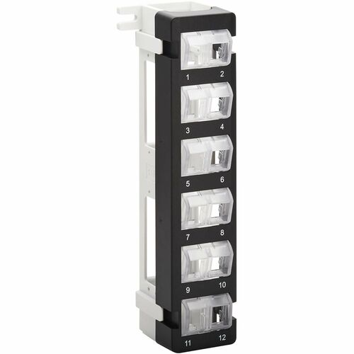 WALL-MOUNT PATCH PANEL 12-PORT