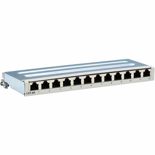 CAT6A STP PATCH PANEL 12 PORTS