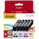 5PK PGI-280XL/CLI-281 CLR 