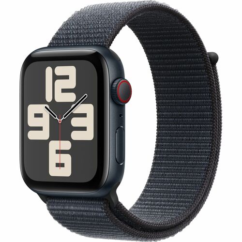 Apple Watch SE GPS +Cellular 44mm Midnight Aluminum Case with Ink Sport Loop