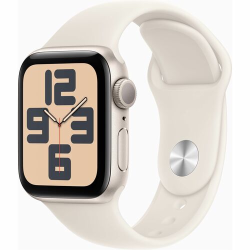 Apple Watch SE GPS + Cellular 44mm Starligtt Aluminum Case withStarligtt Sport Band - M/L