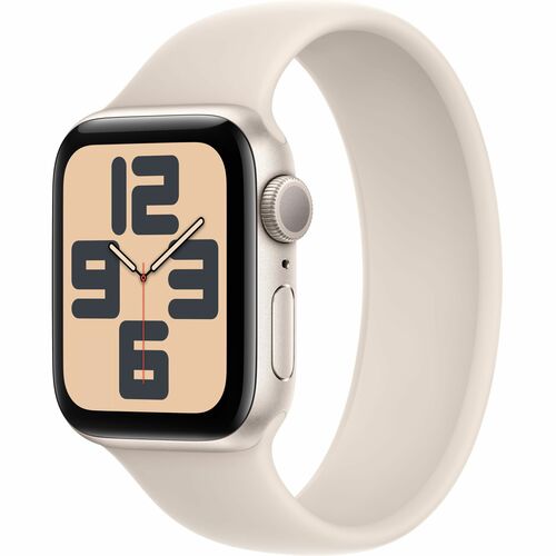 Apple Watch SE GPS 40mm Starlight Aluminum Case with Starlight Sport Band - M/L