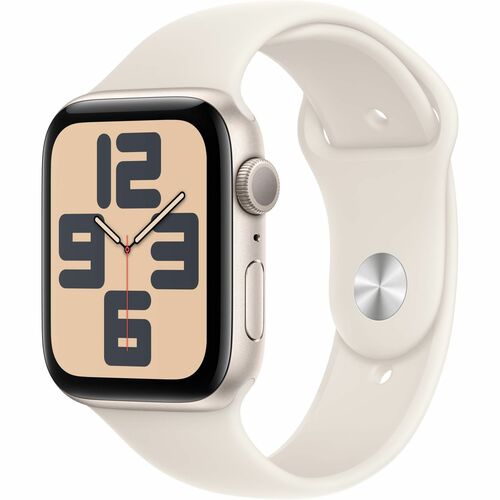Apple Watch SE GPS 44mm Starlight Aluminum Case with Starlight Sport Band - SIM