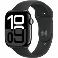 Apple Watch Series 10GPS42mm Jet Black Aluminum Case w/  BlackSport Bard - M/L