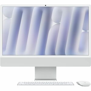 24-inch iMac with Retina 4.5K display: Apple M4 chip with 10-core CPU and 10-core GPU, 16GB, 512GB SSD - Silver