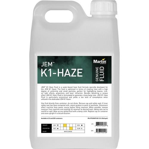 JEM K1 HAZE FLUID 4X 2.5 L JEM