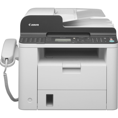 Canon FAXPHONE L190 Laser Multifunction Printer - Monochrome - White - Copier/Fax/Printer - 26 ppm Mono Print - 1200 x 600 dpi Print - Automatic Duplex Print - Up to 10000 Pages Monthly - 250 sheets Input - Monochrome Fax - USB - 1 Each - For Plain Paper Print