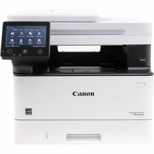 Canon imageCLASS MF462dw Laser Multifunction Printer - Monochrome - Copier/Fax/Printer/Scanner - 37 ppm Mono Print - 1200 x 1200 dpi Print - Automatic Duplex Print - Color Flatbed Scanner - 600 x 600 dpi Optical Scan - Gigabit Ethernet Ethernet - Wireless LAN - Canon PRINT Business, Apple AirPrint, Mopria - USB - For Plain Paper Print