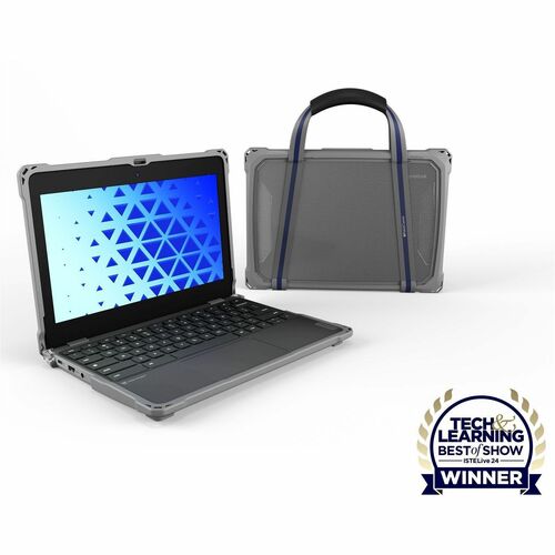 MAXCases Extreme Shell-F3 for Asus Models CR1204CG/FG &amp; BR1204FG/CR1104FG 12.2&quot; (Gray) - For Asus Chromebook - Gray - Impact Resistant, Pressure Resistant, Drop Resistant, Oil Resistant, Dirt Resistant, Damage Resistant, Scratch Resistant - Thermoplastic Polyurethane (TPU) - 12.2&quot; Maximum Screen Size Supported - Rugged