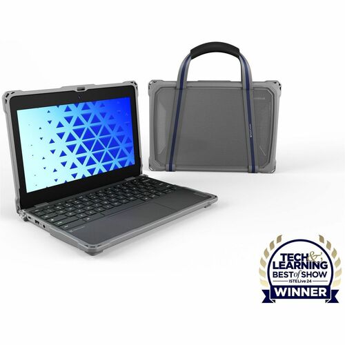 MAXCases Extreme Shell-F Chromebook Case - For Acer Chromebook - Gray, Clear - Impact Resistant, Drop Resistant, Oil Resistant, Dirt Resistant, Damage Resistant, Scratch Resistant, Pressure Resistant - Thermoplastic Polyurethane (TPU) - 11.6&quot; Maximum Screen Size Supported - Rugged