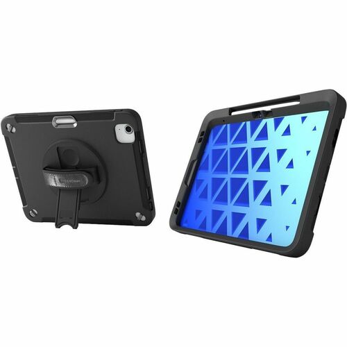 MAXCases Extreme Shield Rugged Carrying Case for 13&quot; Apple iPad Air 13 (2024) Tablet - Black - Drop Resistant, Ding Resistant, Dirt Resistant, Shock Absorbing, Damage Resistant, Scratch Resistant, Dust Resistant Port - Hand Strap, Shoulder Strap