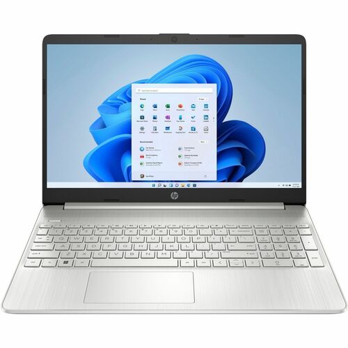 HP 15-d5000 15-dy5059nr 15.6&quot; Notebook - HD - Intel Core i5 12th Gen i5-1235U - 8 GB - 256 GB SSD - Natural Silver - Intel Chip - 1366 x 768 - Windows 11 Home - Intel Iris Xe Graphics - In-plane Switching (IPS) Technology - Front Camera/Webcam - 10.75 Hours Battery Run Time - IEEE 802.11a/b/g/n/ac Wireless LAN Standard