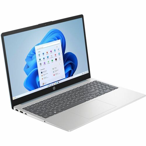 HP 15-fc0000 15-7H3D6UA 15.6&quot; Touchscreen Notebook - HD - AMD Ryzen 5 7520U - 8 GB - 256 GB SSD - Natural Silver - AMD Chip - 1366 x 768 - Windows 11 Home - AMD Radeon Graphics - BrightView - Front Camera/Webcam - 12 Hours Battery Run Time - IEEE 802.11ax Wireless LAN Standard