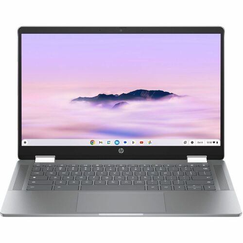 HP Chromebook x360 14b-cd0000 14b-cd0010nr 14&quot; Touchscreen Convertible 2 in 1 Chromebook - Full HD - Intel Core i3 i3-N305 - 8 GB - 128 GB Flash Memory - Mineral Silver - Intel Chip - 1920 x 1080 - ChromeOS - Intel UHD Graphics - In-plane Switching (IPS) Technology - Front Camera/Webcam - 10.25 Hours Battery Run Time - IEEE 802.11ax Wireless LAN Standard