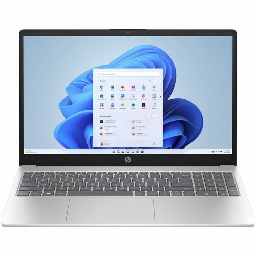 HP 15-fd0000 15-fd0585nr 15.6&quot; Touchscreen Notebook - Full HD - Intel Core i5 12th Gen i5-1235U - 8 GB - 512 GB SSD - Natural Silver - Intel Chip - 1920 x 1080 - Windows 11 Home - Intel Iris Xe Graphics - In-plane Switching (IPS) Technology, BrightView - Front Camera/Webcam - 9.50 Hours Battery Run Time - IEEE 802.11ax Wireless LAN Standard