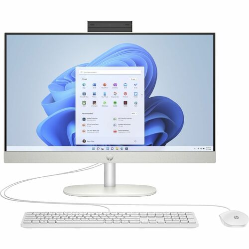 HP 24-cr0000a 24-cr0110 All-in-One Computer - AMD Athlon Silver 7120U - 8 GB - 256 GB SSD - 23.8&quot; Full HD Touchscreen - Desktop - Shell White - AMD Chip - 1920 x 1080 - Windows 11 Home - AMD Radeon Graphics DDR4 SDRAM - IEEE 802.11ax - 90 W