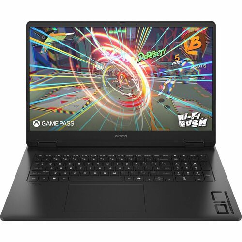 OMEN 17-db0000 17-db0010nr 17.3&quot; Gaming Notebook - Full HD - AMD Ryzen 7 8845HS - 32 GB - 1 TB SSD - Shadow Black, Chrome - AMD Chip - 1920 x 1080 - Windows 11 Home - NVIDIA GeForce RTX 4050 with 6 GB, AMD Radeon Graphics - In-plane Switching (IPS) Technology, Eyesafe - Front Camera/Webcam - 10 Hours Battery Run Time - IEEE 802.11ax Wireless LAN Standard