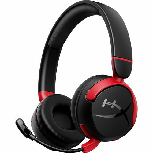 HyperX Cloud Mini Gaming Headset - Stereo - Mini-phone (3.5mm) - Wired/Wireless - Bluetooth - 65.6 ft - 94 Ohm - 20 Hz - 20 kHz - Over-the-head, On-ear - Binaural - Supra-aural - 3.94 ft Cable - Electret Condenser, Omni-directional Microphone - Black