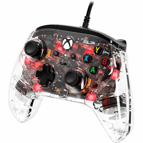 HyperX HyperX Clutch Gladiate Gaming Pad - Cable - USB - PC, Xbox One, Xbox Series S, Xbox Series X - 9.76 ft Cable - Clear