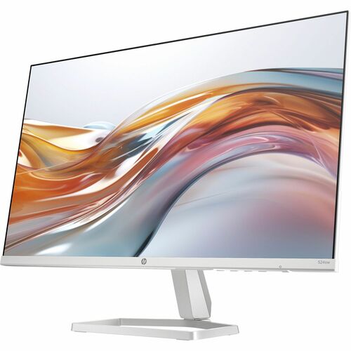 HP 524sw 24&quot; Class Full HD LCD Monitor - White - 23.8&quot; Viewable - In-plane Switching (IPS) Technology - 1920 x 1080 - 300 Nit - 5 ms - HDMI - VGA